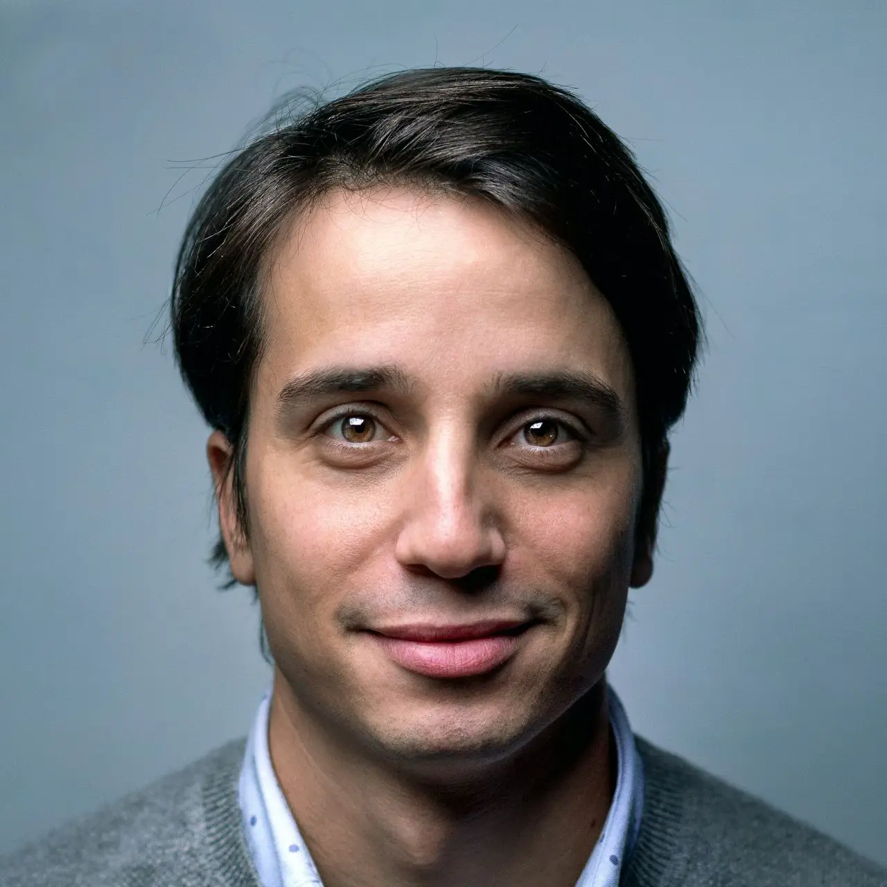 man wearing Henley top portrait
